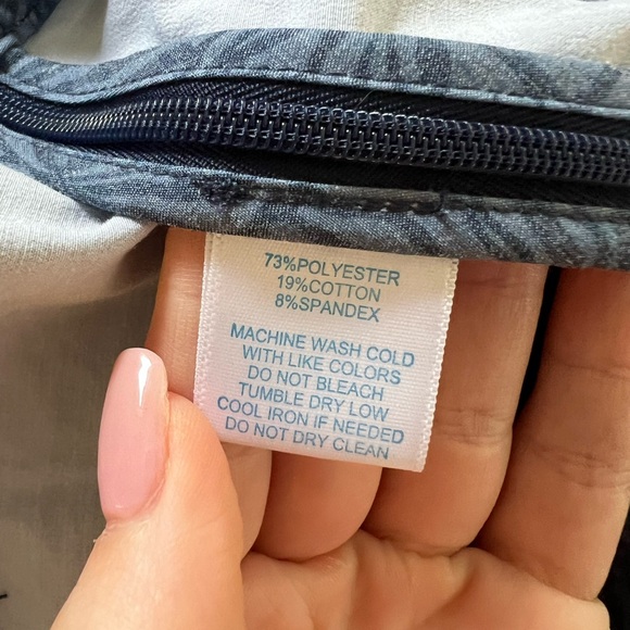 Southern Tide blue skort skirt with tie 2 - Picture 6 of 7